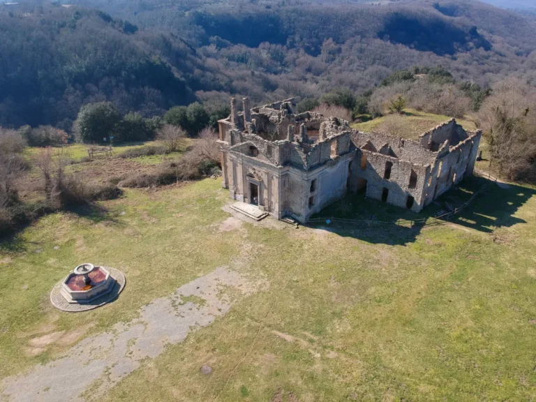 Monterano village ghost town near Rome has a long history