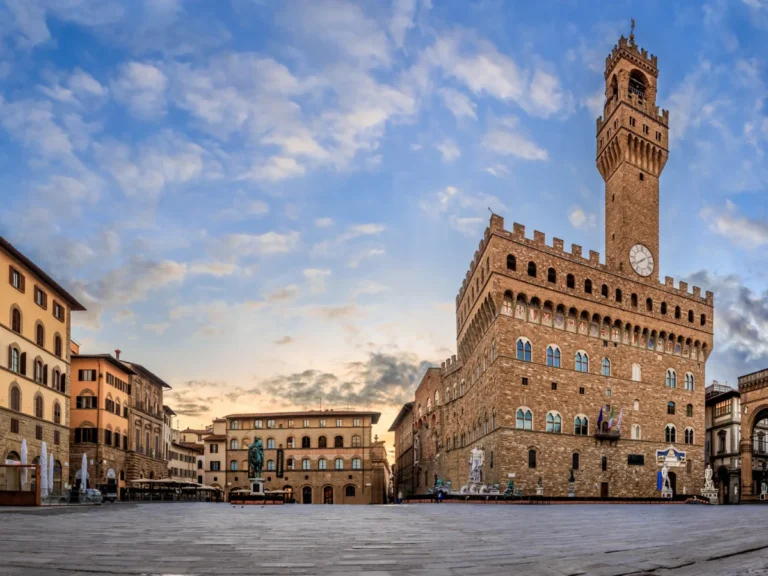 Palazzo Vecchio på Piazza della Signoria in Florence
