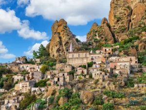 Pentedattilo is an abandoned village in Italy