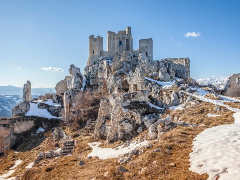 Rocca Calascio is a historical castle in Italy