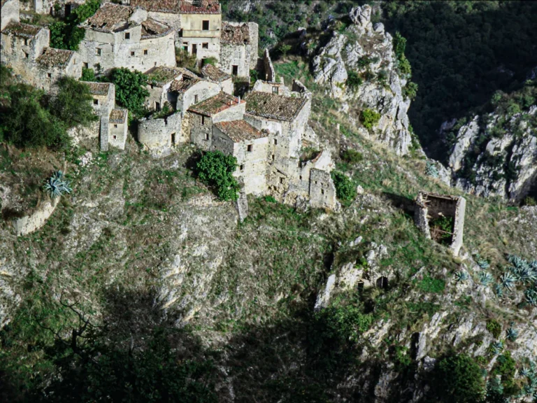 Romagnano al Monte is an abandoned village in Italy