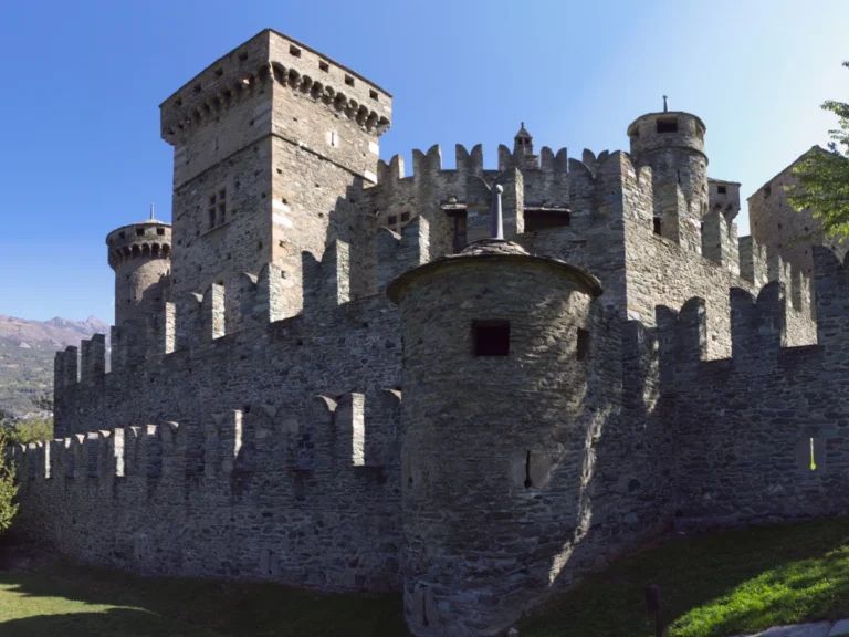 The Castle of Fenis is a medieval castle in Italy