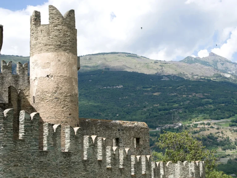 The Castle of Fenis is beautiful and worth visiting in Italy