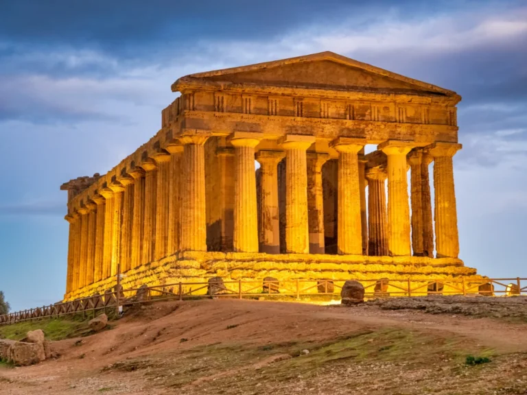 The Greek Temple of Concordia in the Valley of the Temples