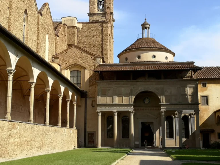 The Pazzi Chapel at Basilica di Santa Croce