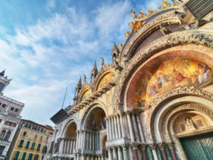 The beautiful St. Mark's Basilica, Venice
