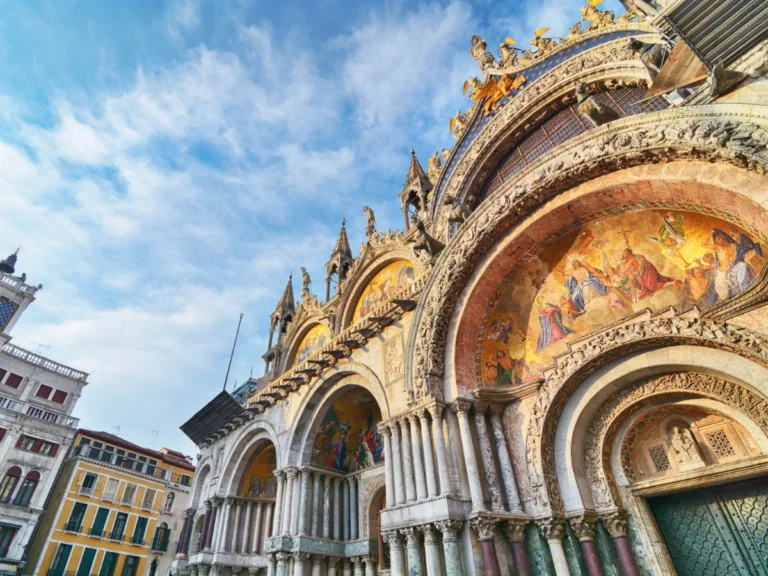 The beautiful St. Mark's Basilica, Venice
