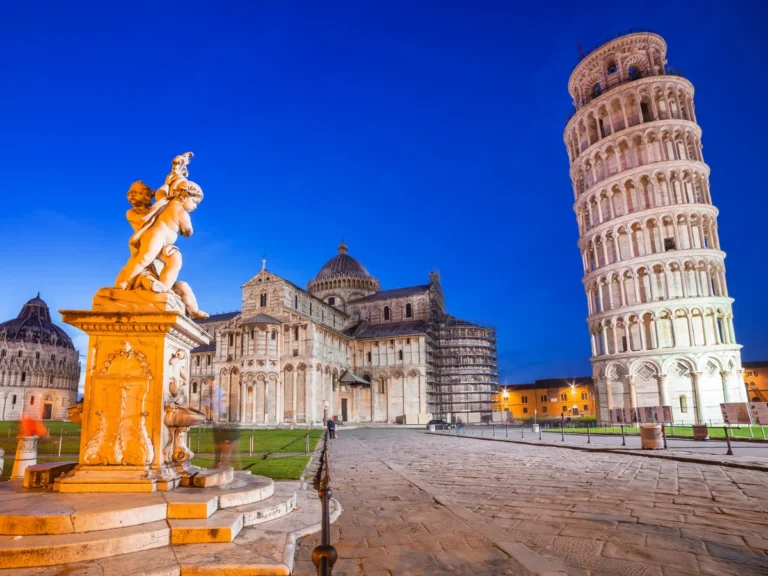 The famous Leaning Tower of Pisa