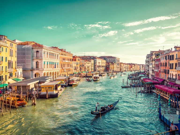 Venice is a popular destination in Italy